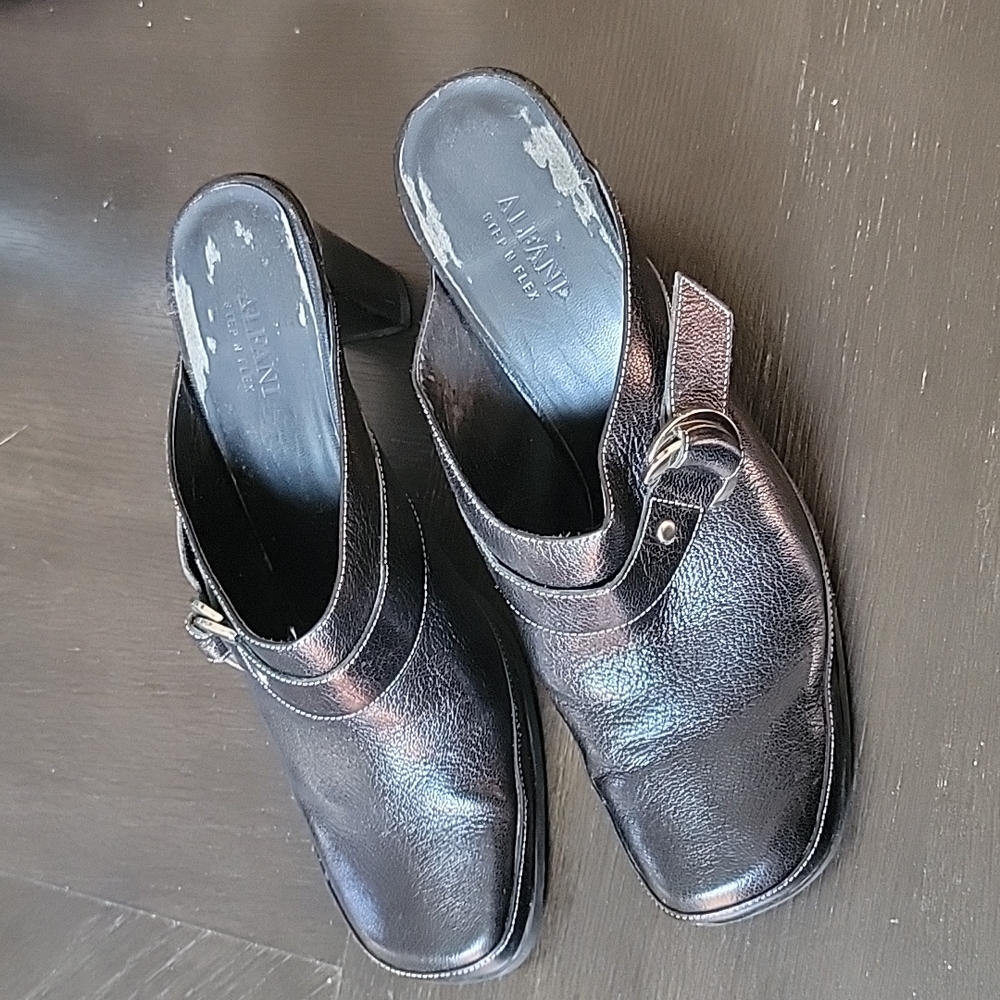 Alfani Size 7 black slip on heels